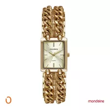Relógio Mondaine Feminino Dourado 22x28mm