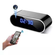 Reloj Camara Espia Despertador Wifi P2p Ip Max 32gb Fullhd Lente Sony App Android Y iPhone Video 24/7 Gogo Electronics