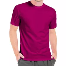 Camiseta Masculina Basica Manga Curta Algodão 30.1 Premium