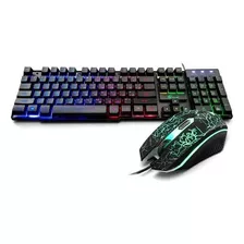 Kit Teclado Rgb Gamer + Mouse Gamer Rgb Bansontech