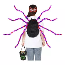 Regalos De Halloween,80 Led Spider-man Ornamentos De Araña Gigante Para Halloween,cosplay Disfraces De Navidad Cotillón Y Fiestas Vestirse