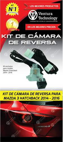 Cmara De Reversa  Para Mazda 3 Hatchback Aos 2015 Foto 3
