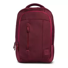 Backpack Cool Capital Zilker Wine Color Bordó Diseño De La Tela Poliéster