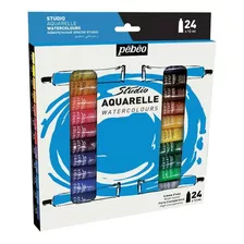 Set De Acuarelas Profesionales Pebeo Aquarelle Con 24 Tubos