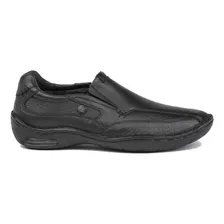 Zapato Mocasín Clásico Ringo Evolution 01 De Cuero Print Negro Diseño Liso 43 Ar Para Adultos - Hombre