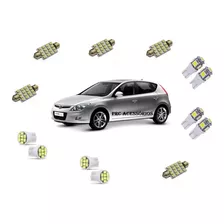 Kit Super Lâmpadas Led I30 Pingo Teto Placa Ré Torpedo Xenon