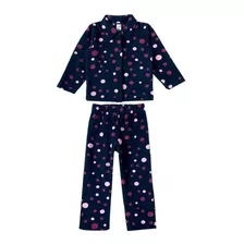 Pijama Infantil De Soft Bolinhas Menina Tip Top 31921