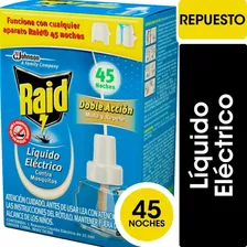 Repuesto Raid Líquido 45 Noches X6unidades