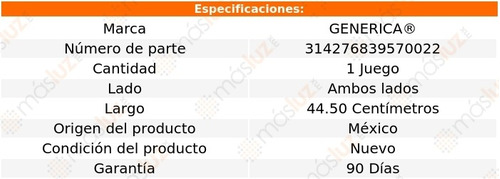 Kit Chicotes Tapa Nissan Frontier 98/04 Generica Foto 2