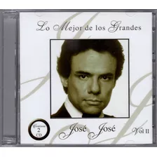 José José Mejor De Los Grandes Vol 2 | 2 Cds Música Nuevo