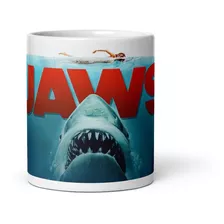 Caneca Tubarão Jaws Filme Personalizada Com Caixinha