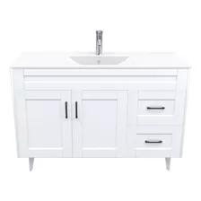 Mueble Vanitorio Deluxe Super Muebles Blanco P 120x47x80cm