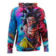 Moletom Adulto Canguru Dragon Ball Goku Vegeta 6a