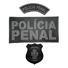 Emborrachado Patch Kit Polícia Penal Costa, Manicaca, Brasão