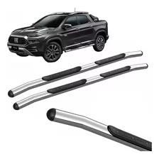 Estribo Ranch Tubular Cromado Fiat Toro 2016 A 2022 Bepo 