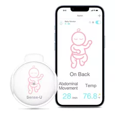 Sense-u Smart Baby - Monitor De Movimiento Abdominal Para Be