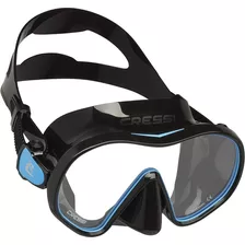 Combo Cressi F- Dual & Supernova Dry Snorkeling Y Buceo Color Negro/azul