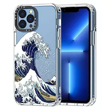 Funda Para iPhone 13 Pro Max 6.7 Pulgada Tokyo Wave Print-02