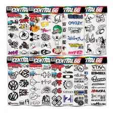 Cartela 120 Adesivos Tuning Cbr 450, Cbr 500r Kit M2