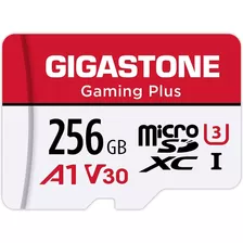 Gigastone 256gb Tarjeta De Memoria Micro Sd, Gaming Plus