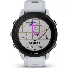 Reloj Garmin Gps Forerunner 955 Solar Triatlón Blanco