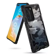 Carcasa Ringke Fusion X Huawei P40 Pro Black Camo G.militar