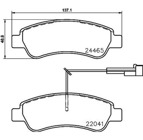 Balatas Traseras Ducato 4cil 2013 2014 2015 2016 2017 Foto 2