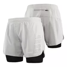 Lixada Pantalones Cortos De Running 2 En 4 Para Hombre De Se