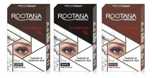 Rootana Professional Tinta Henna Para Cejas Y Pestañas Color Semipermanente