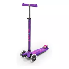 Scooter Maxi Deluxe Led Morado