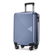 Mala Viagem Bordo Mão Rígida 360° Resistente 10kg Cor Azul