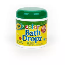 Crayola Pastilha Bath Dropz Banho Colorido - 60 Tabletes