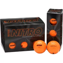 Pelota De Golf Nitro Nmd12ybxc Color Naranja