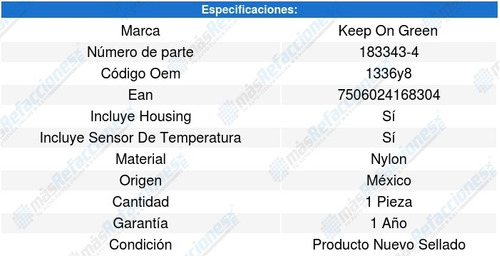 Toma Agua Peugeot 206 1.4l L4 00 A 08 Kg 6239610 Foto 4