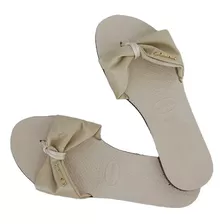 Ojotas Havaianas You St Tropez Classic Mujer Talle 40 Crudo.