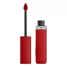 Labial Liquido Infaillible Le Matte Resistance L'oréal Paris Acabado Mate Aterciopelado Color 420 Le Rouge Paris