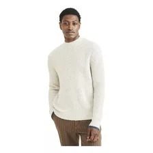Sweater Hombre Chunky Mock Regular Fit Egret Dockers