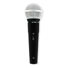 Microfone Le Son Ls50 Dinâmico Cardioide Preto Unidirecional