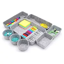 Organizador De Escritorio 8 Piezas Gris Endless Functi