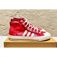 Tenis Uso adidas Nizza Hi Rf Casual Walk Rojo 27 Cm Caminar