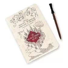 Harry Potter Marauder's Map Journal Con Harry Wand Pen - 192