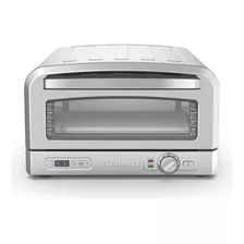 Forno De Pizza Elétrico Oven Cuisinart Cpz-1200br - 110v Cor Prateado