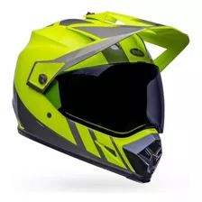 Capacete Bell Mx 9 Adventure Mips Dash Amarelo Cinza Fluor