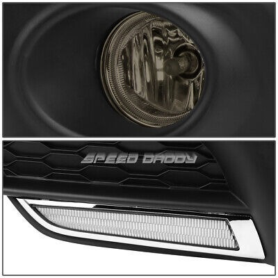 [led Drl Bezel]for 16-17 Honda Civic Smoked Lens Bumper  Spp Foto 2