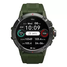 Smartwatch Grande, Estilo Militar, Zeblaze Ares 3, Verde