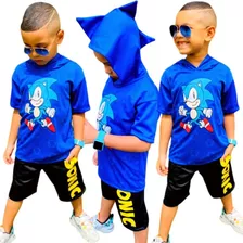 Conjunto Sonic Infantil Homem Aranha Masculino Spider Man