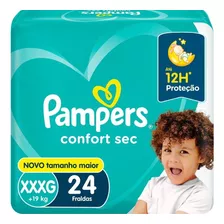 Fraldas Descartáveis Pampers Protect Sec Xxxg Novo Tamanho