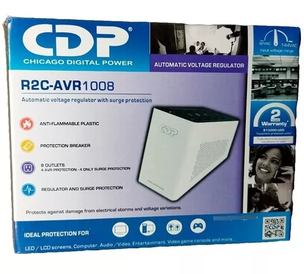 Regulador De Voltaje Cdp R2c-avr1008 1000va 500w