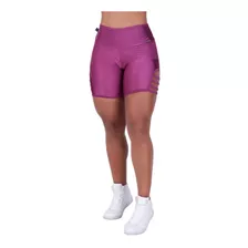 Roupa De Academia Short Bermuda Feminina Cirre Poliamida Orb