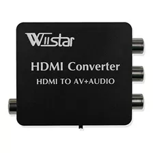 Adaptador Hdmi A Av Cvbs Composite Video Converter Con